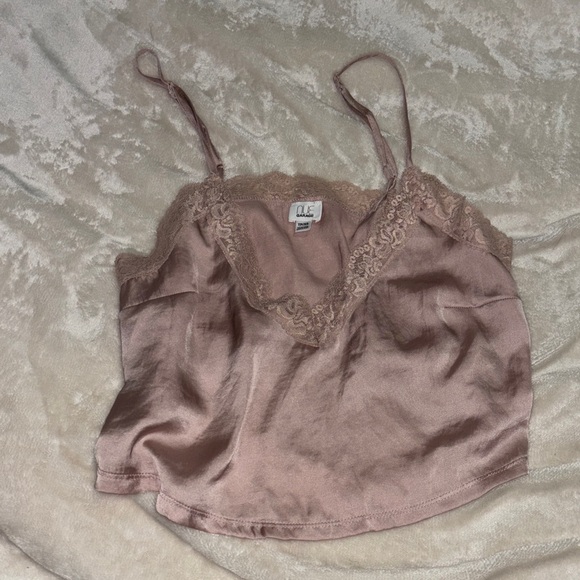 Garage Tops - Garage satin crop top